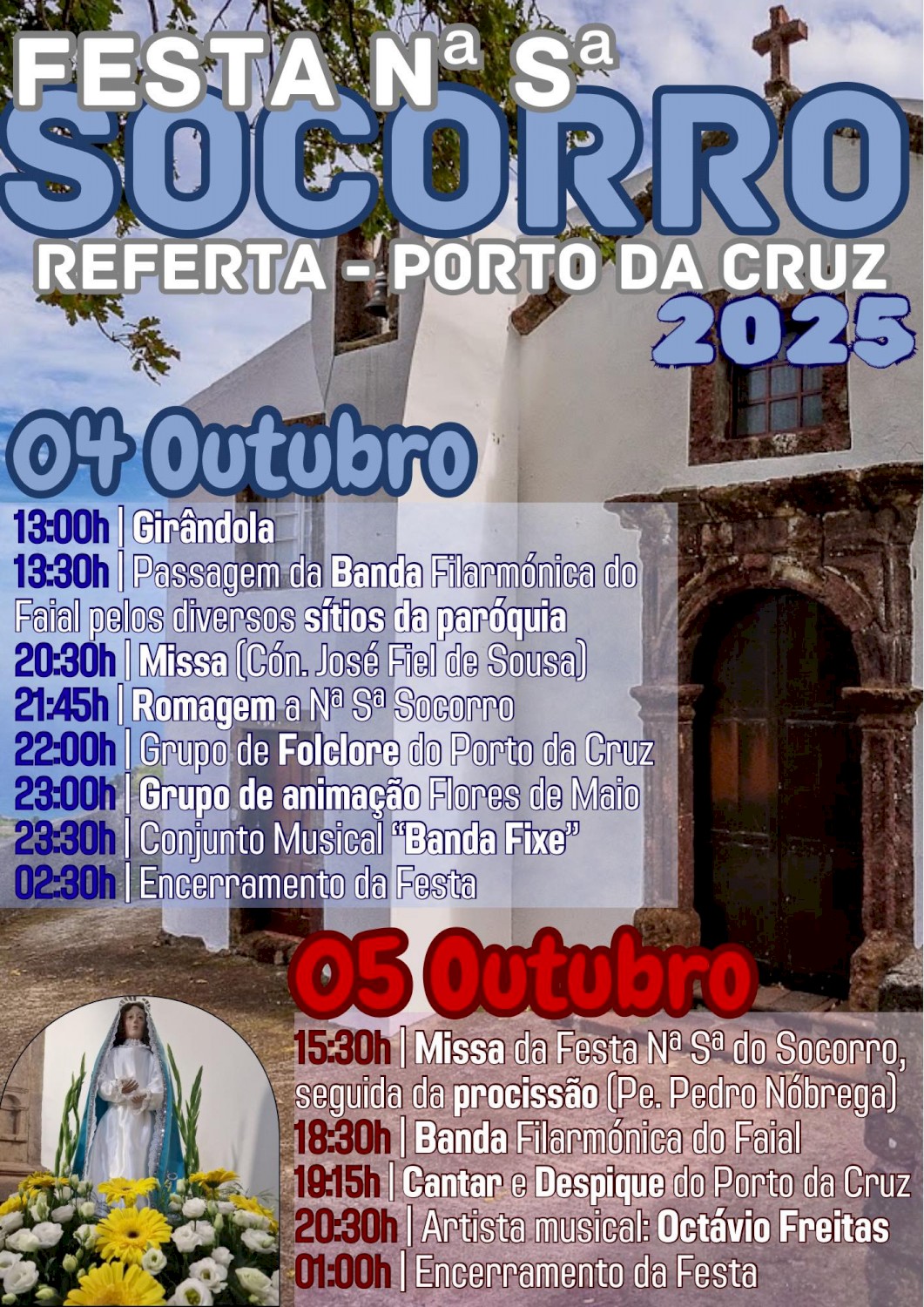 Porto da Cruz celebra festa de Nossa Senhora do Socorro