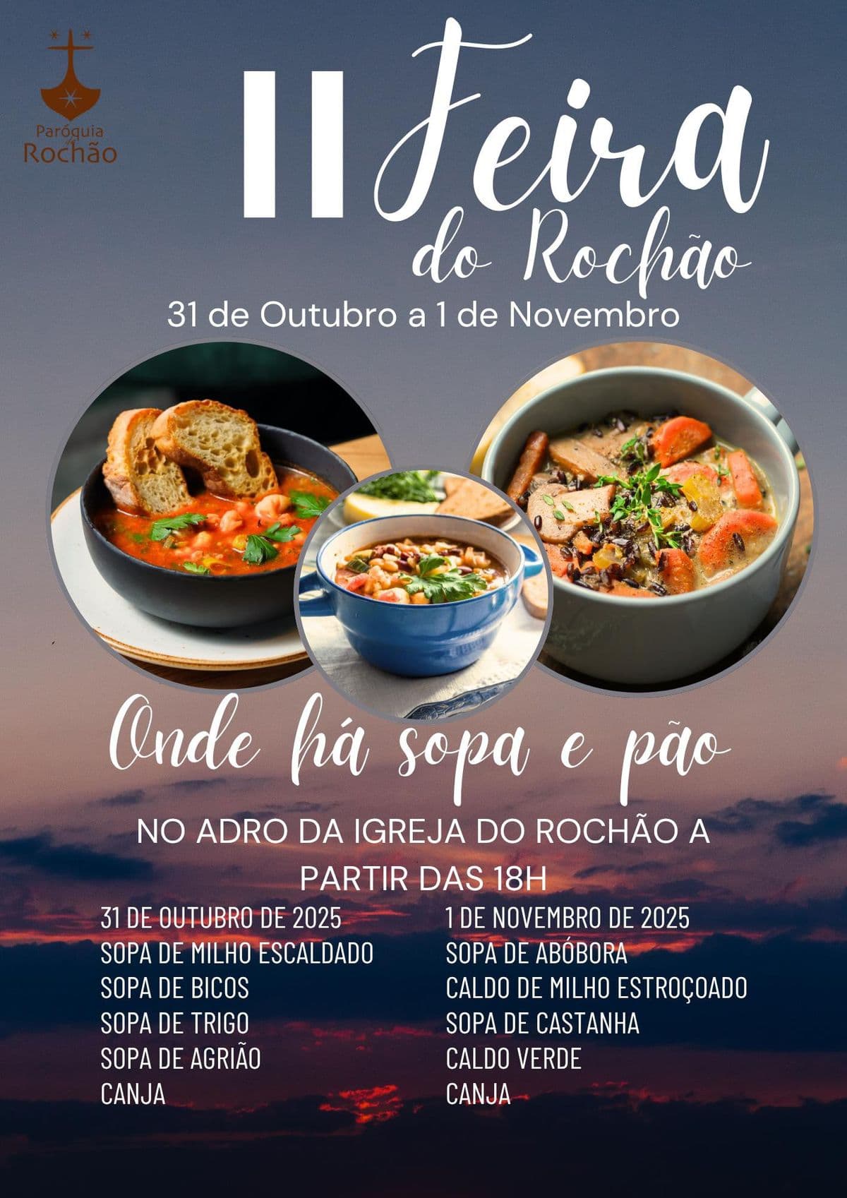 II Feira da Sopa do Rochão aquece o outono madeirense com sabores da terra