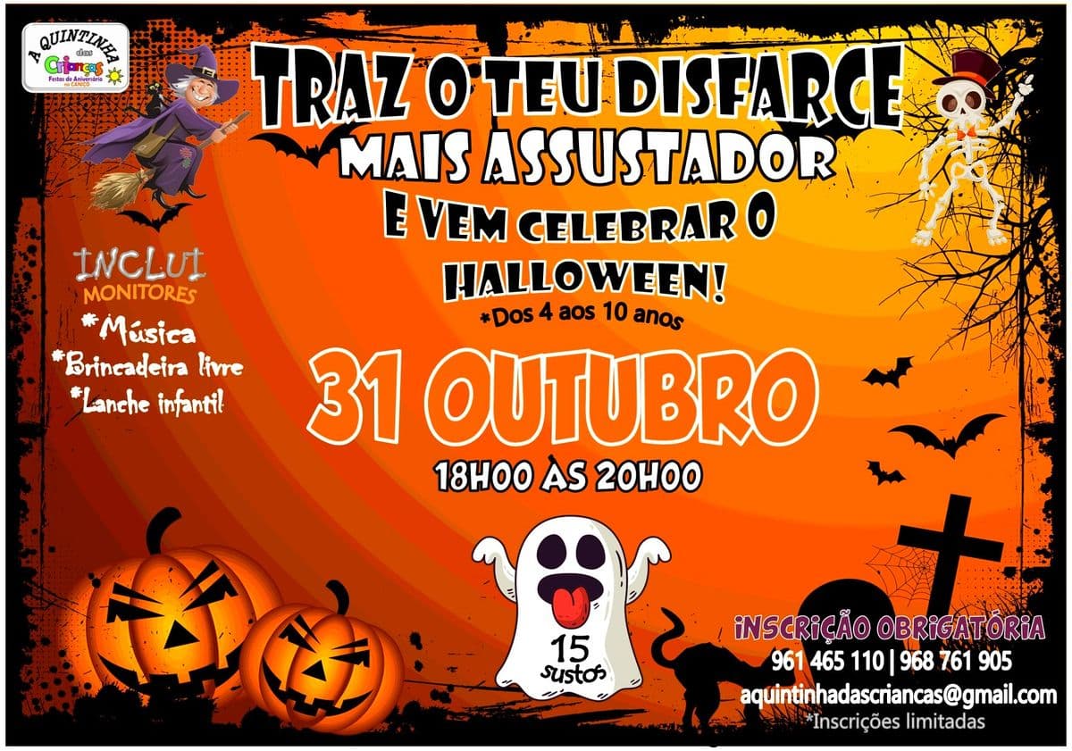 Festa Halloween 2025 - A Quintinha das Crianças