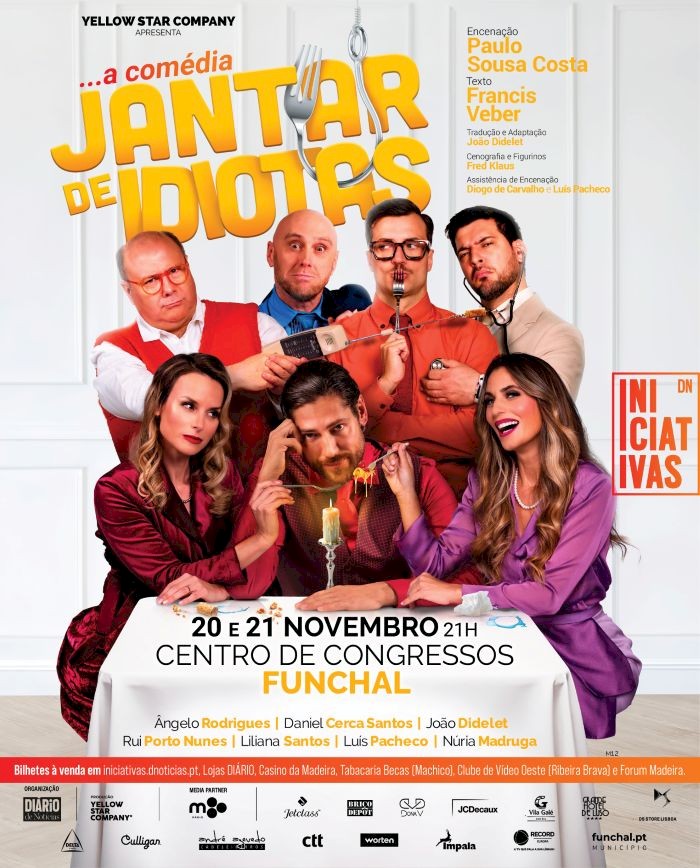 Espetáculo “Jantar de Idiotas”