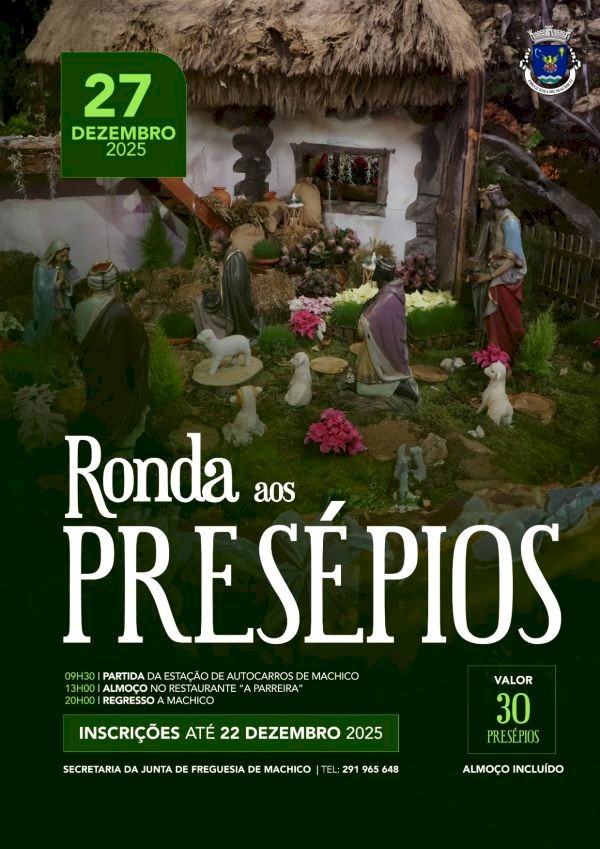 Junta de Freguesia de Machico organiza a Ronda aos Presépios 2025