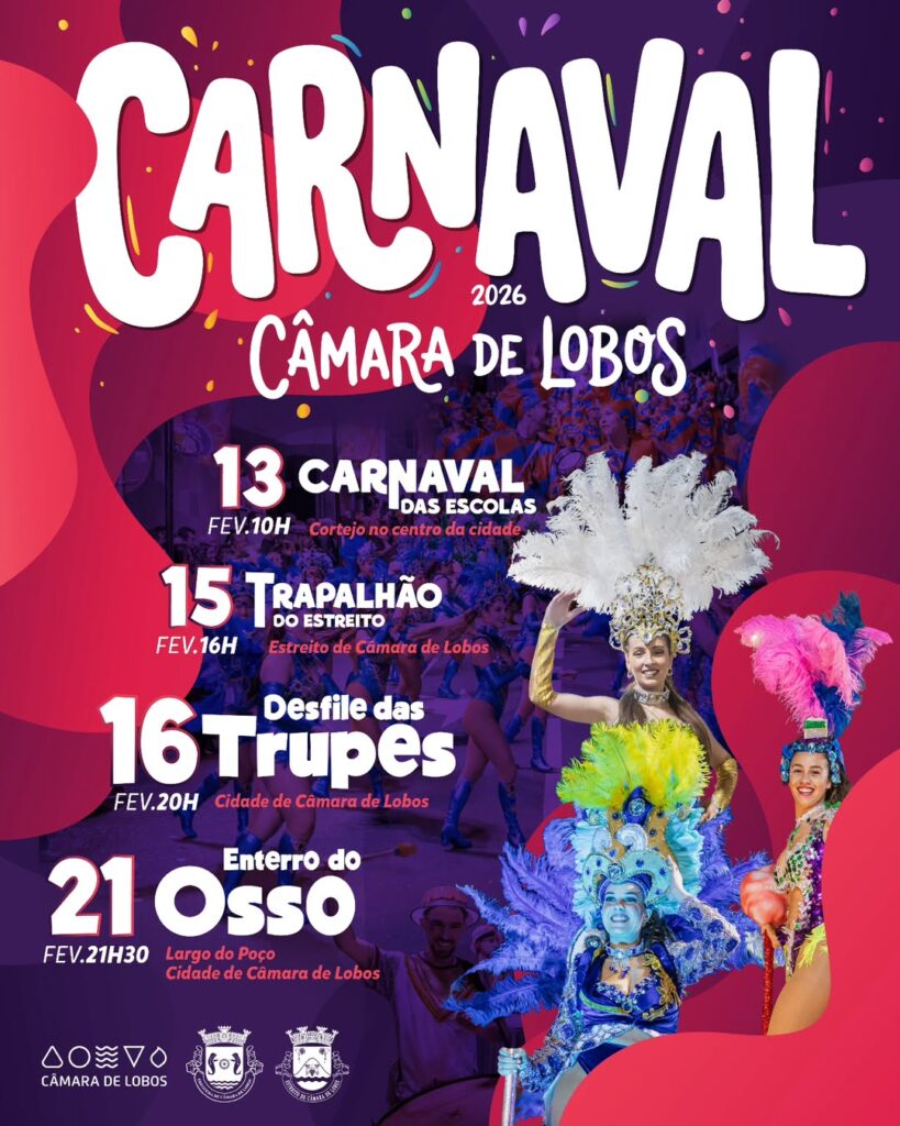 Carnaval 2026 enche Câmara de Lobos