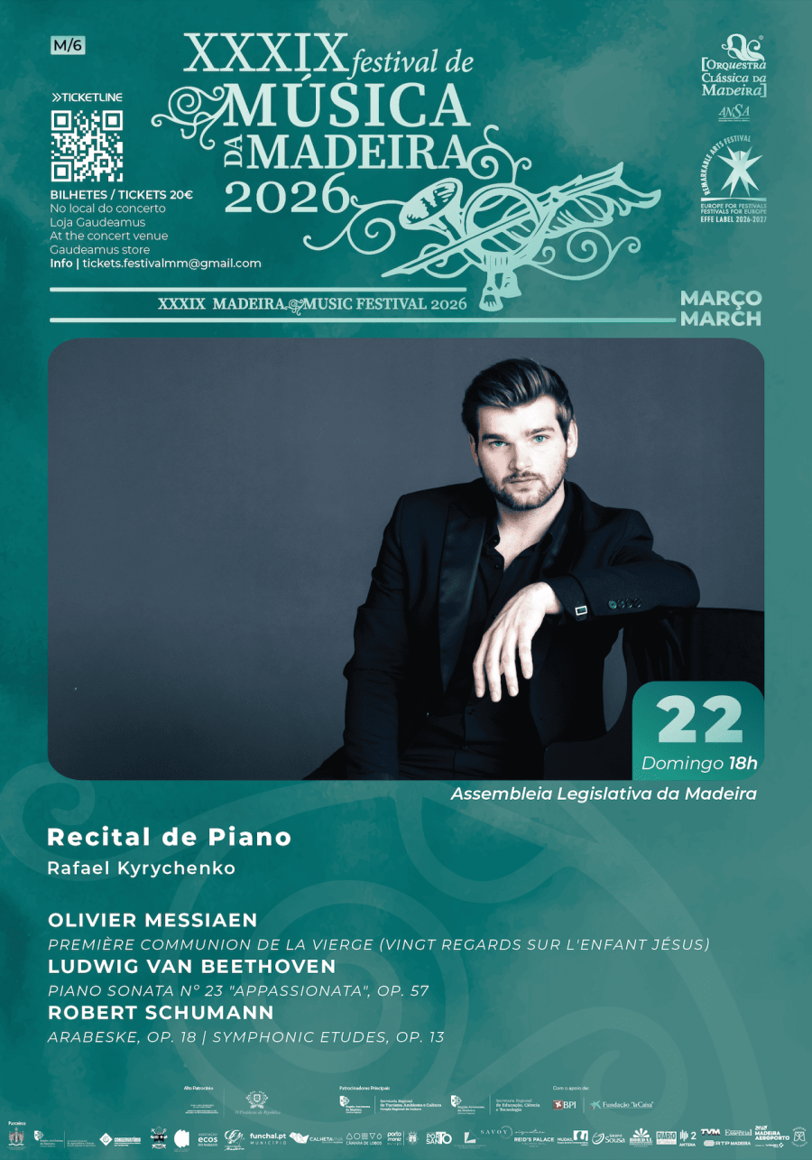 Recital de Piano | Rafael Kyrychenko