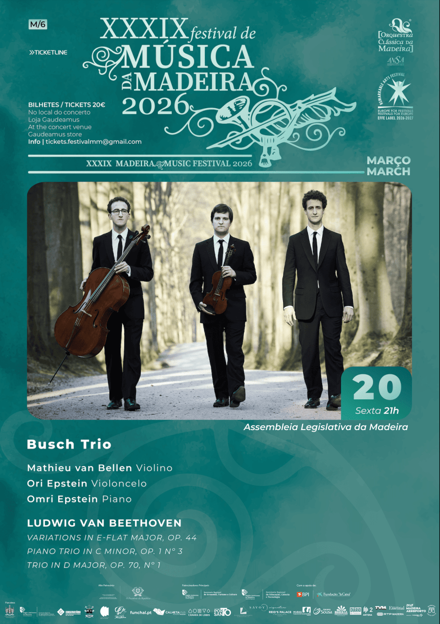 XXXIX Festival de Música da Madeira | Busch Trio