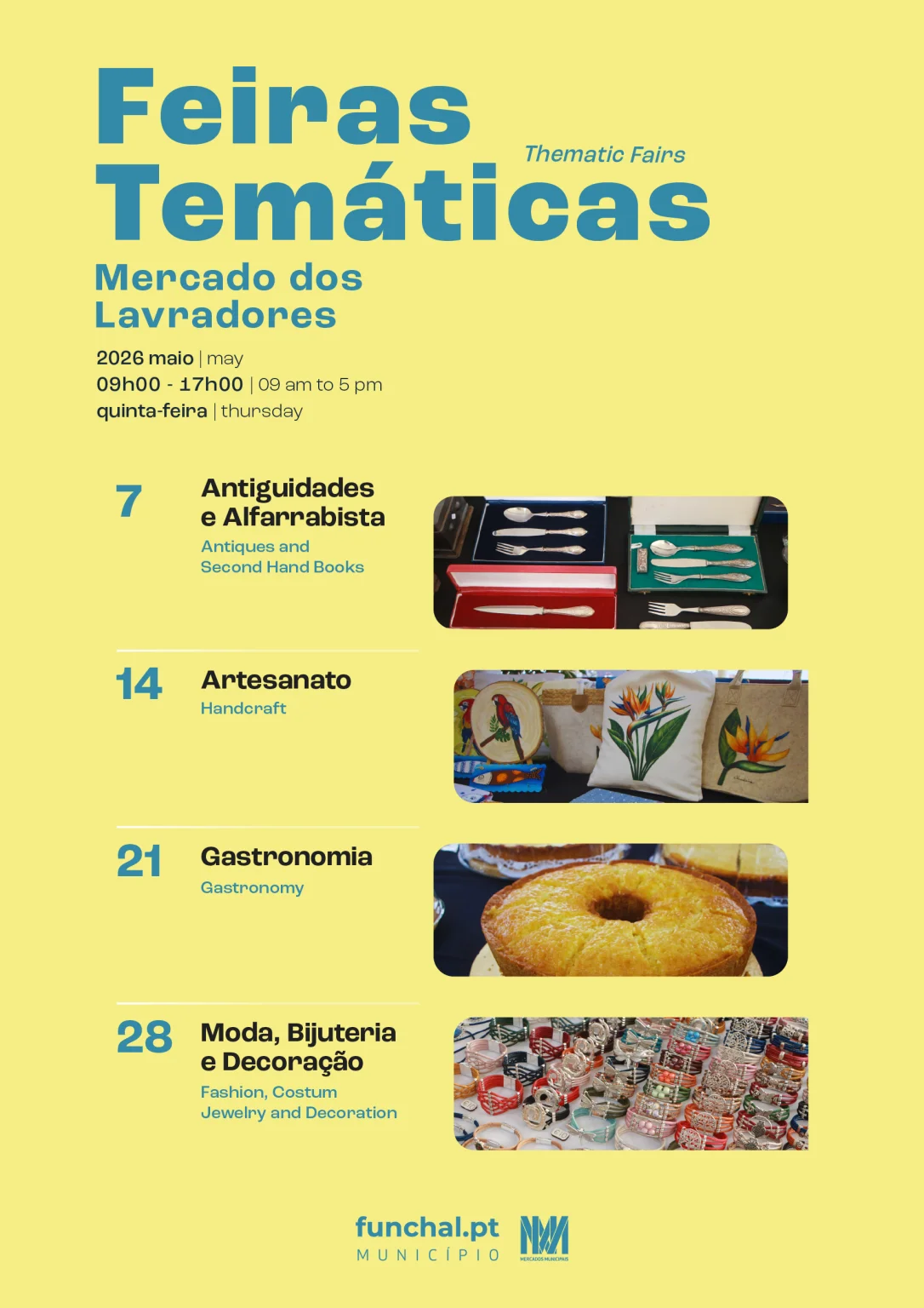 Feiras Temáticas de Gastronomia animam o Mercado dos Lavradores