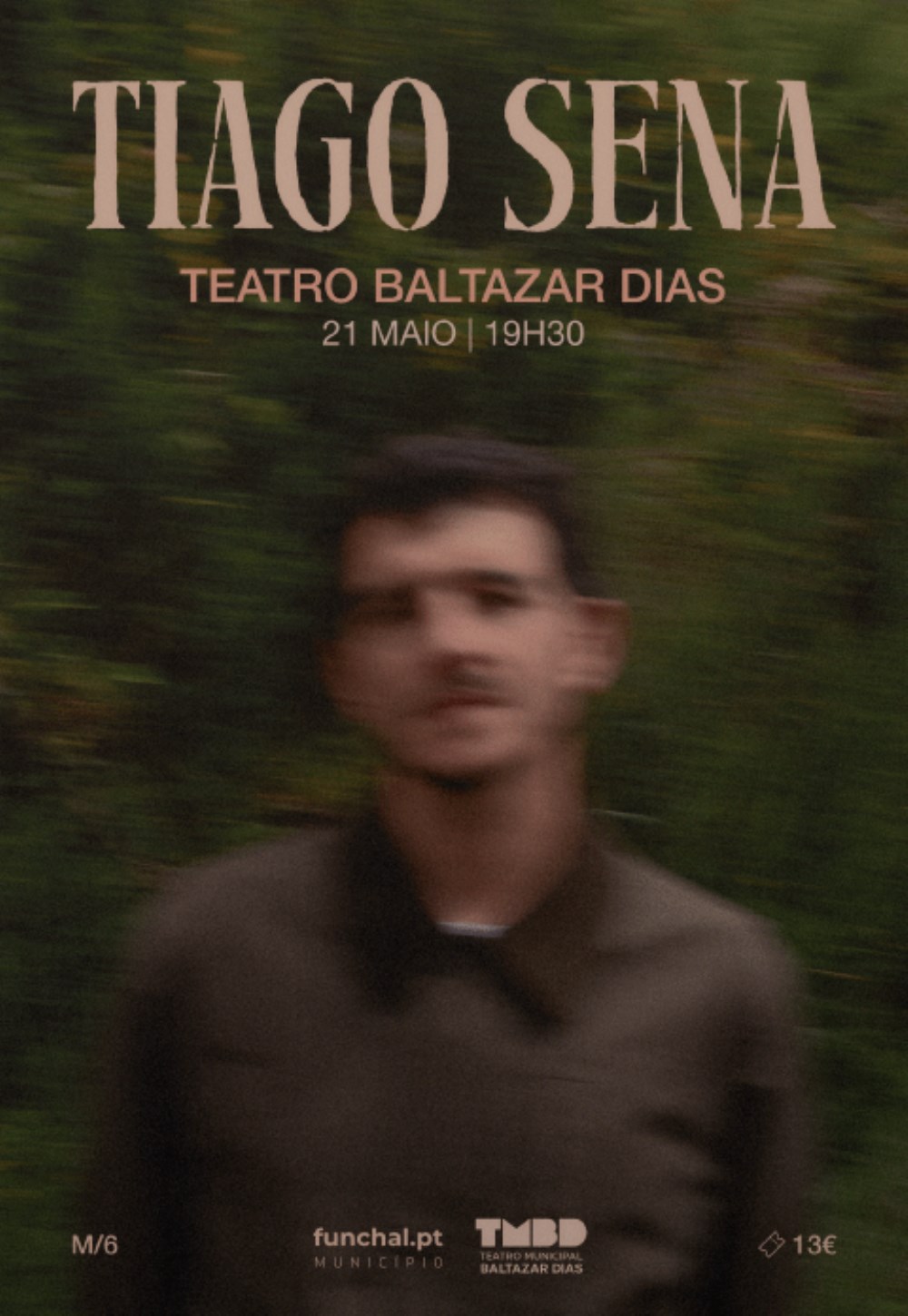 Tiago Sena apresenta “Profundo” no Teatro Municipal Baltazar Dias