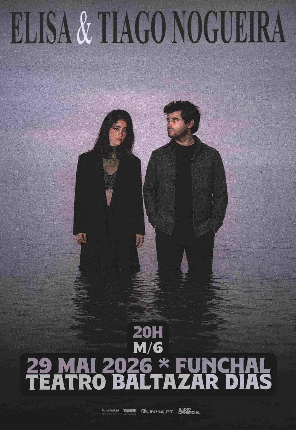 Elisa e Tiago Nogueira juntam-se em concerto único no Funchal